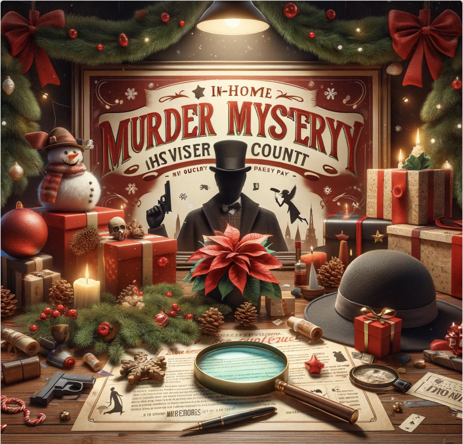 A Touch of Mystery & More Entertainment Group murder mystery holiday contest